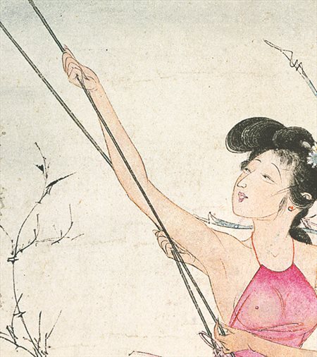 芮城-胡也佛的仕女画和最知名的金瓶梅秘戏图